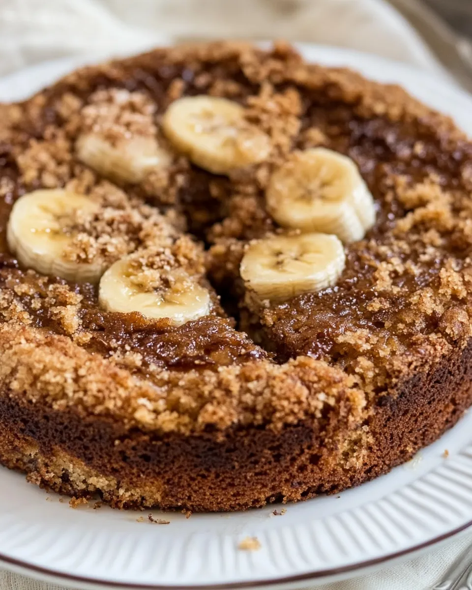 Easy Paleo Banana Coffee Cake picture