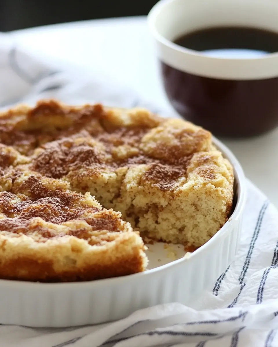 Delicious Paleo Coffee Cake shot