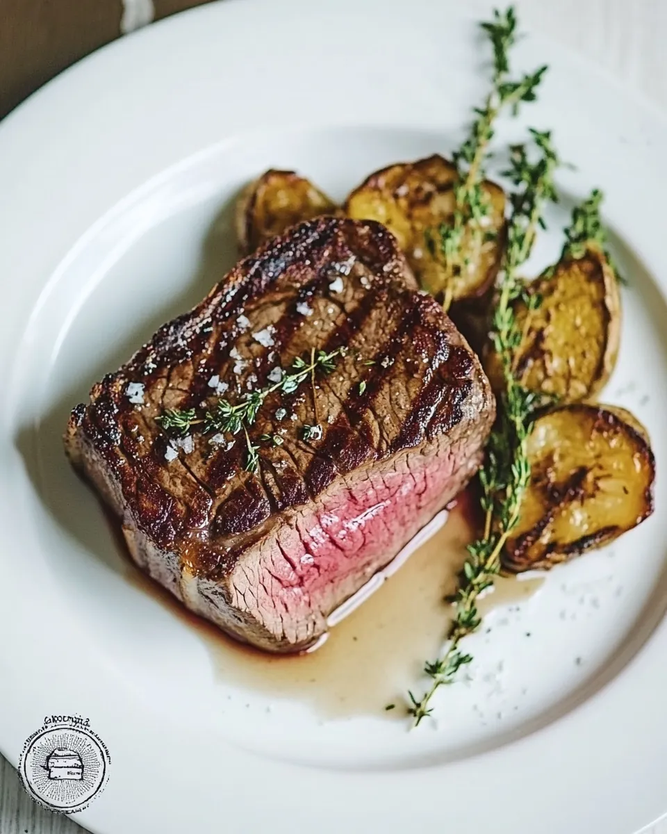 Classic Pan-Seared Ribeye Steak Recipe image