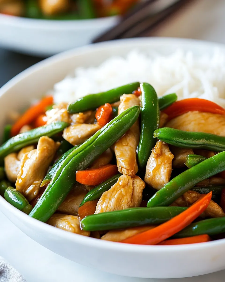 Classic Panda Express-Inspired String Bean Chicken image