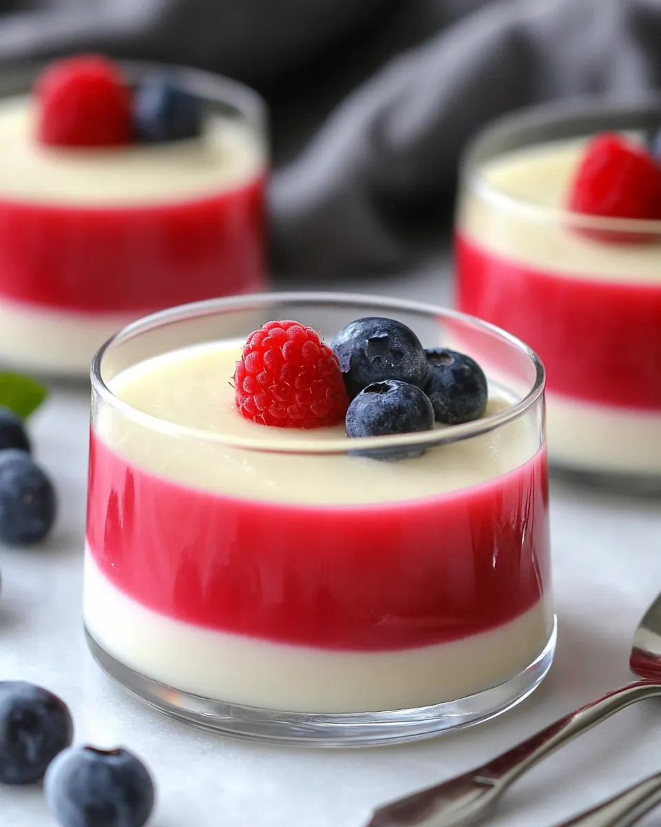 Delicious Panna Cotta Recipe shot