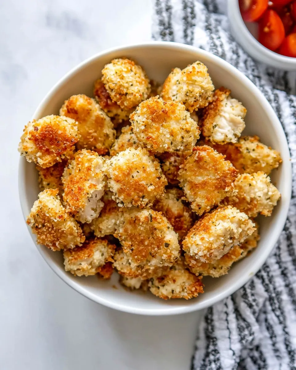 Classic Parmesan Baked Chicken Nuggets image