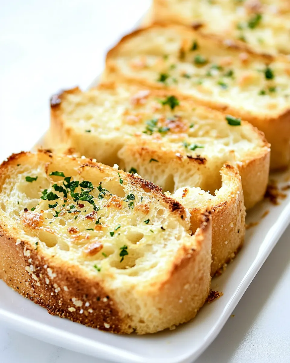 Classic Parmesan Cheese Garlic Bread image