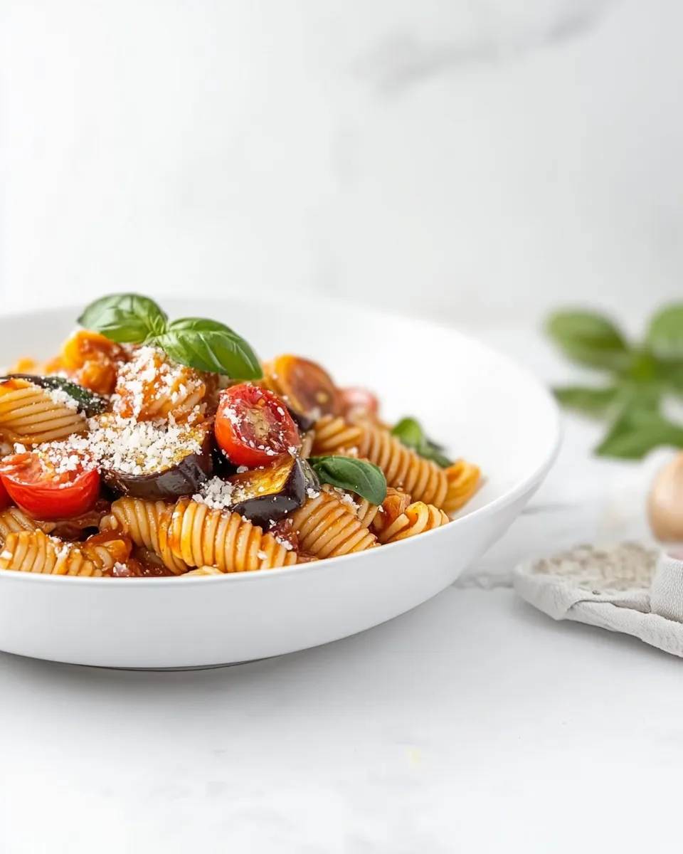 Homemade Pasta alla Norma - Eggplant Pasta picture