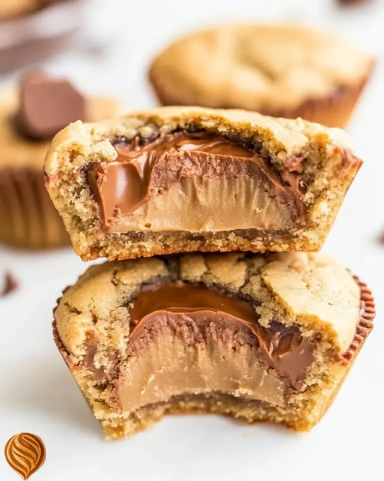 Homemade Peanut Butter Cup Cookie Cups photo