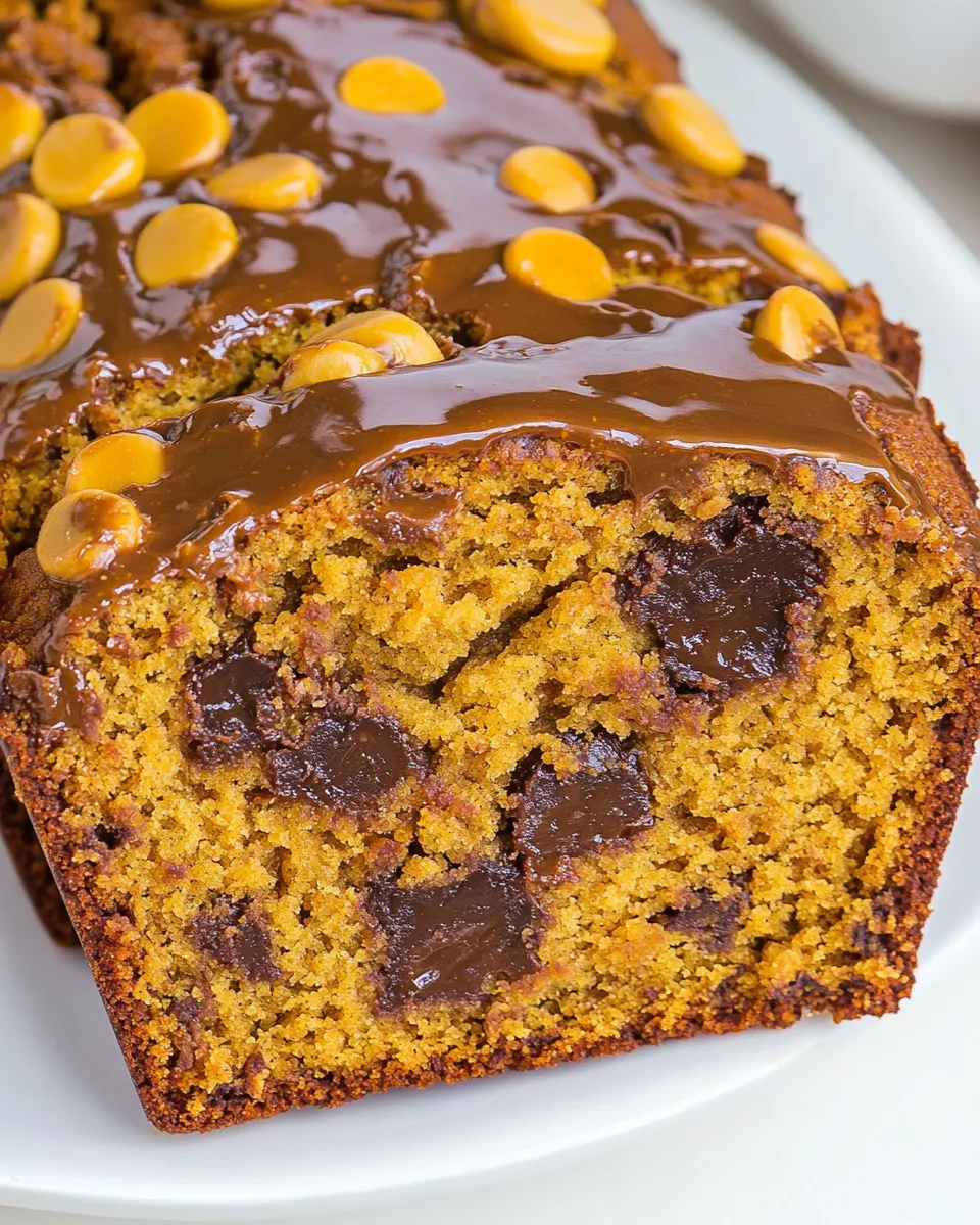 Easy Peanut Butter Cup Pumpkin Bread picture