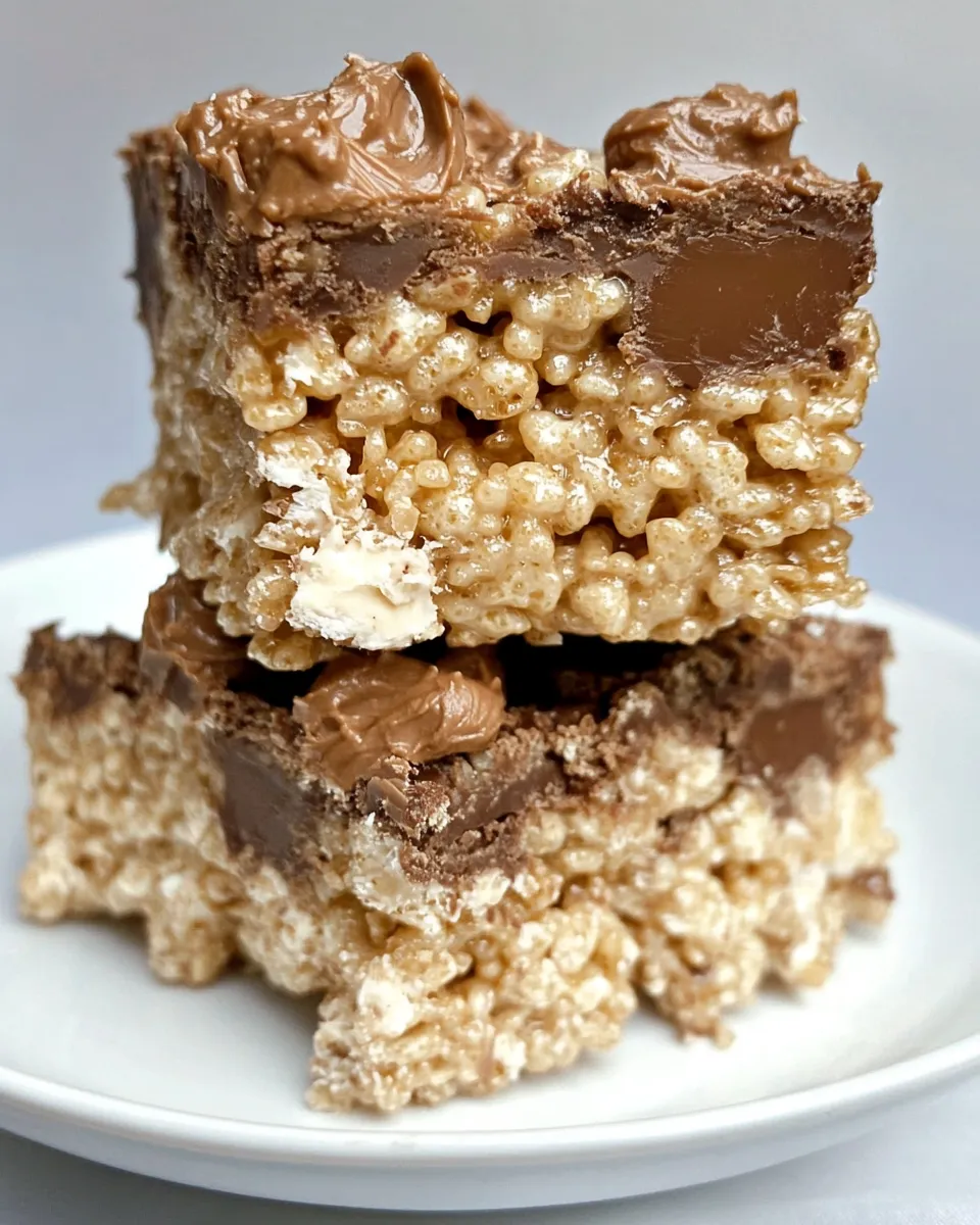Quick Peanut Butter Cup Rice Krispies Treats picture