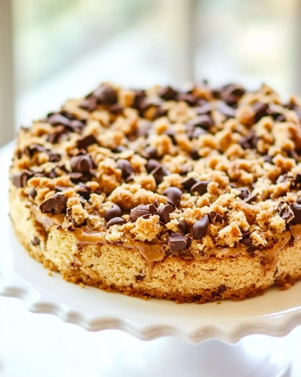 Classic Peanut Butter Honey Buttermilk Cake with Chocolate-Peanut Butter Streusel image