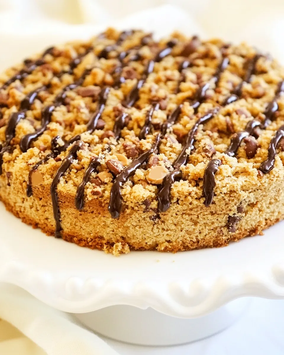 Easy Peanut Butter Honey Buttermilk Cake with Chocolate-Peanut Butter Streusel shot