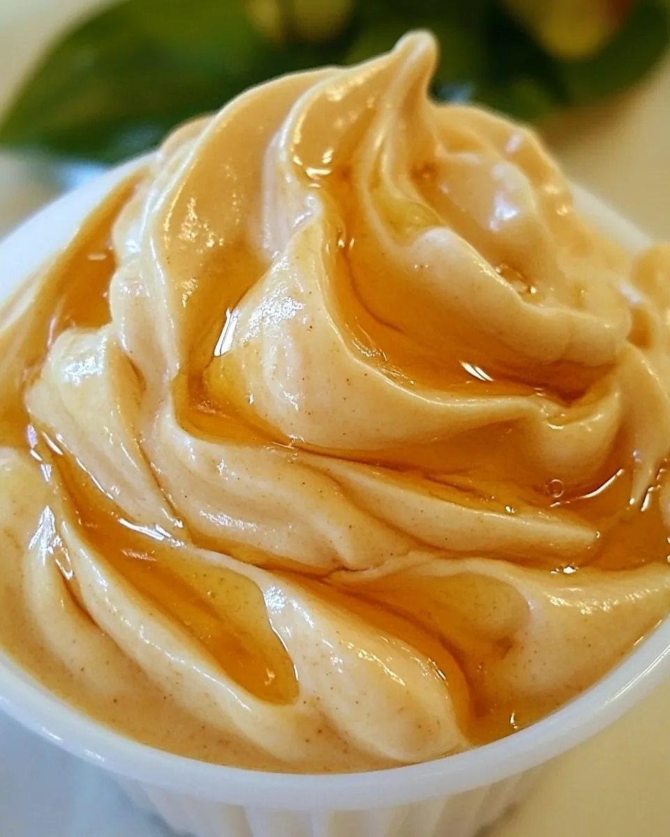 Delicious Peanut Butter Yogurt Honey Dip shot