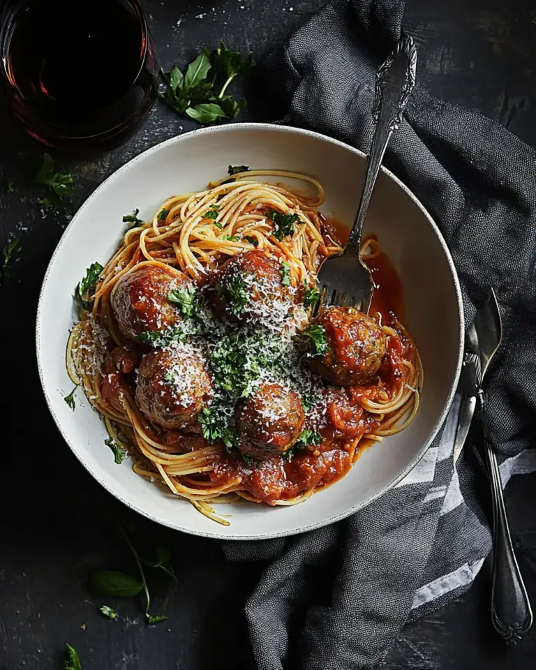 Homemade Perfect Spaghetti & meatballs photo