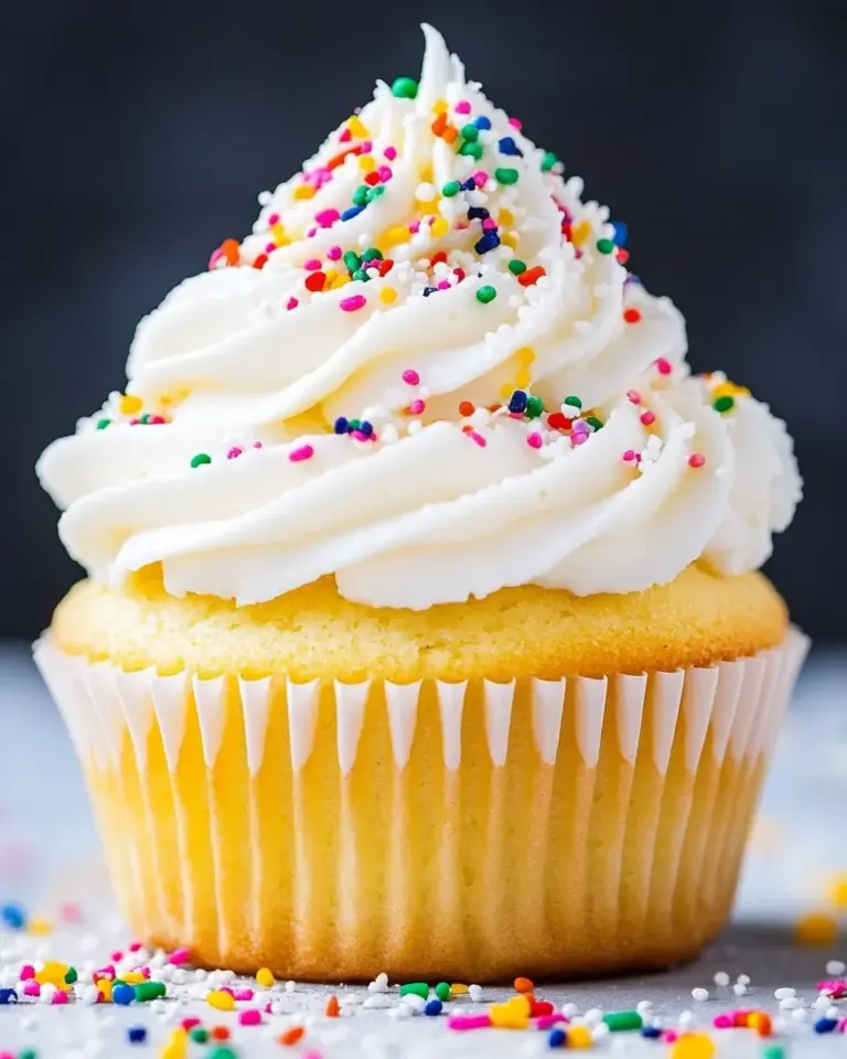 Homemade Perfect Vanilla Cupcake Recipe photo