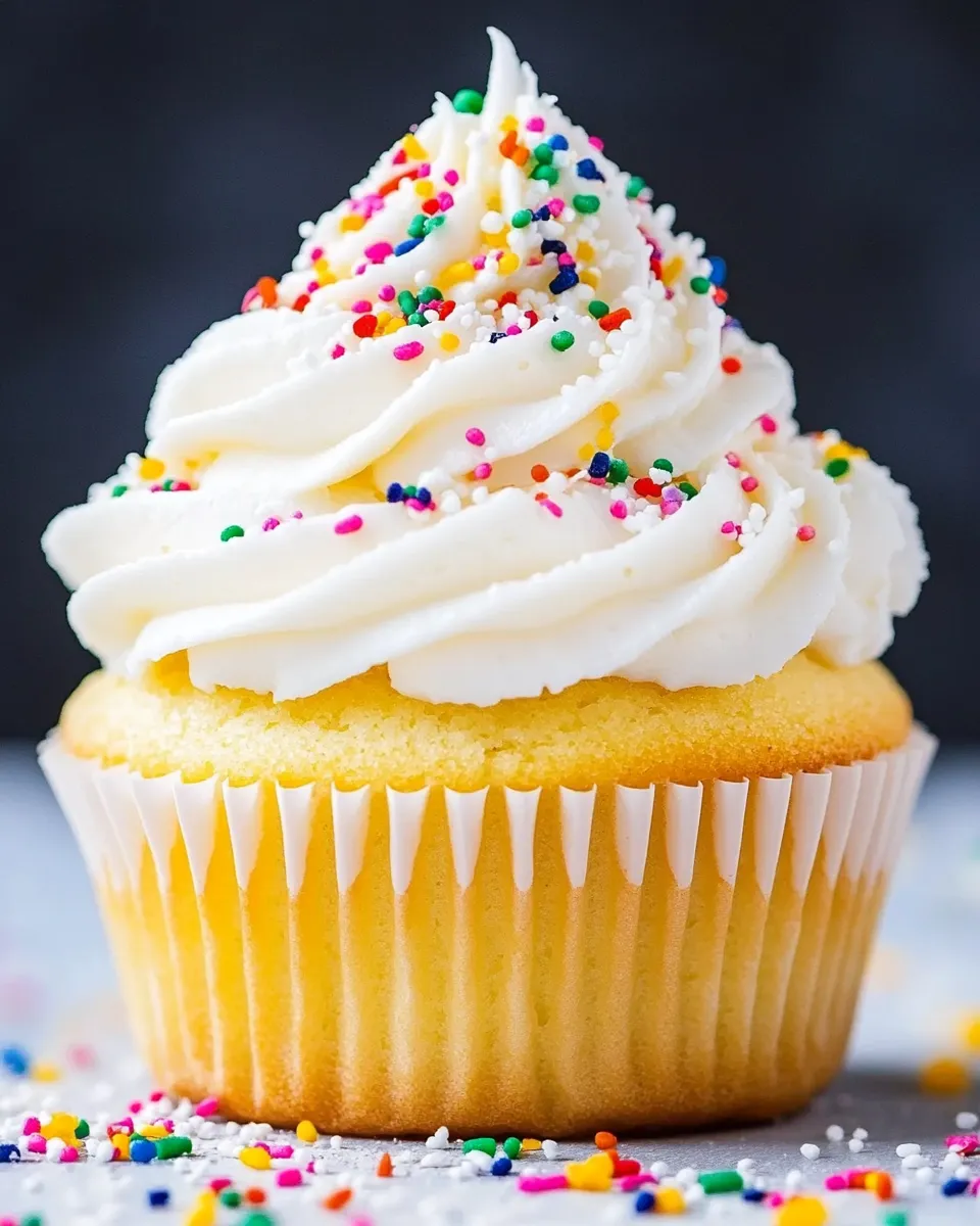 Homemade Perfect Vanilla Cupcake Recipe photo