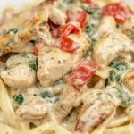 Homemade Pesto Chicken Florentine photo
