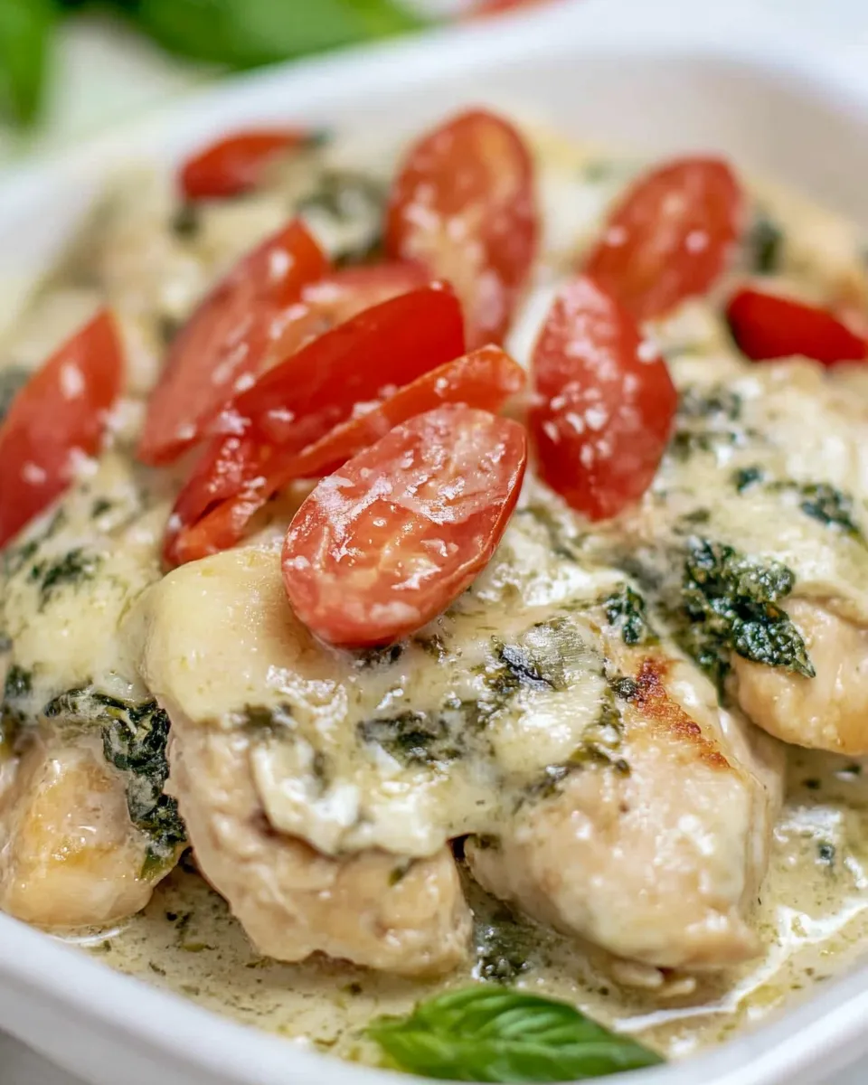 Classic Pesto Chicken Florentine image