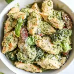 Homemade Pesto Chicken and Broccoli (Paleo, Keto) photo