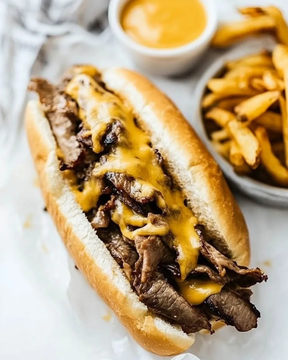 Delicious Philly Cheesesteak Recipe shot