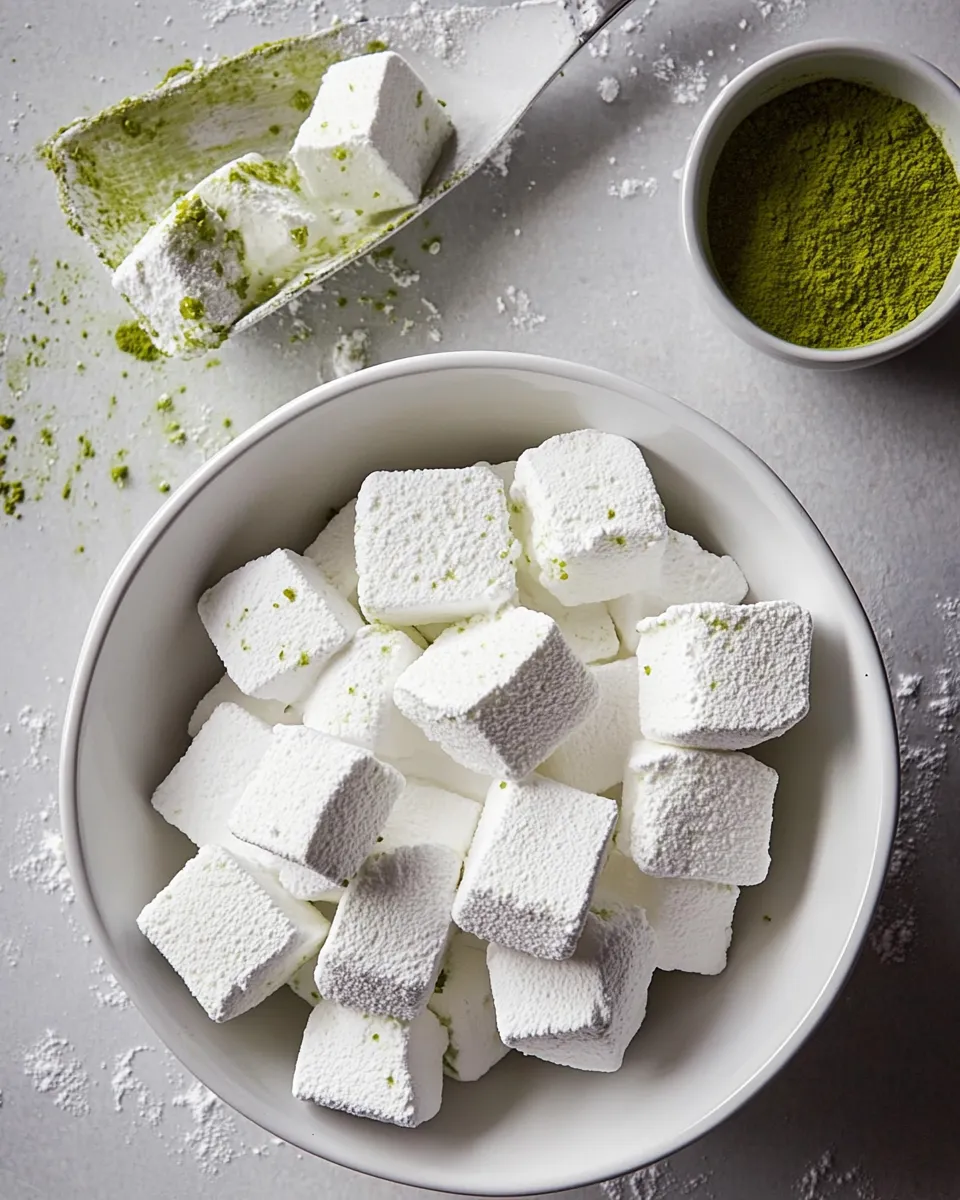 Quick Pillowy-soft homenade lime marshmallows recipe photo