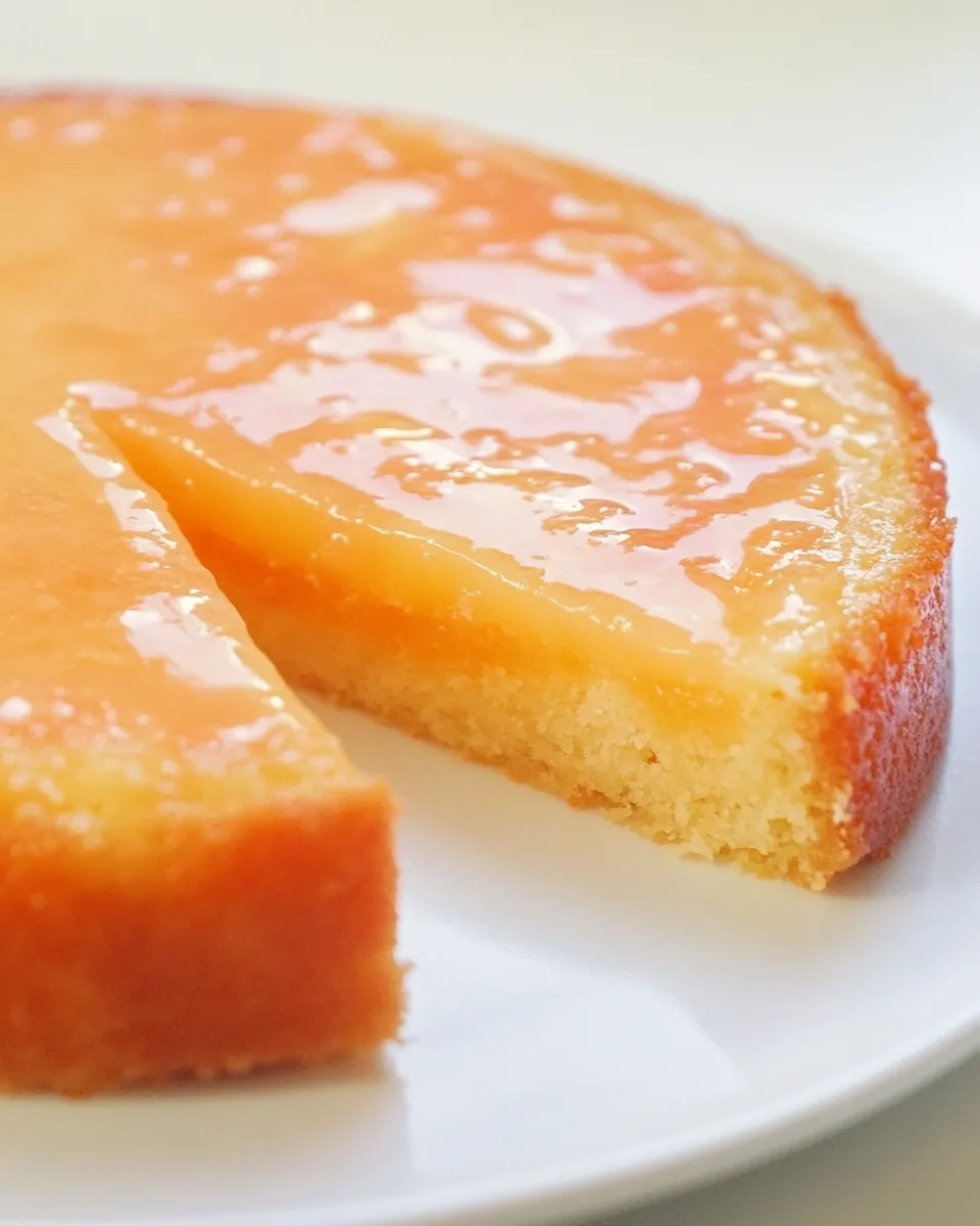 Delicious Pink Grapefruit Yogurt Cake shot