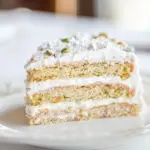Homemade Pistachio Crpe Cake photo