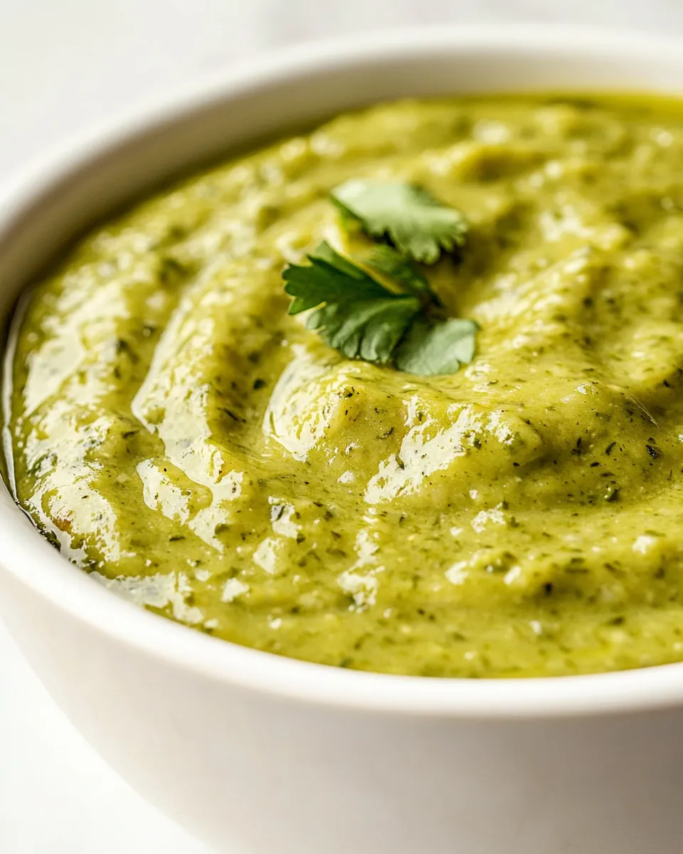 Homemade Poblano Sauce photo