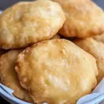 Homemade Poori (Puri) Indian Deep-Fried Bread photo