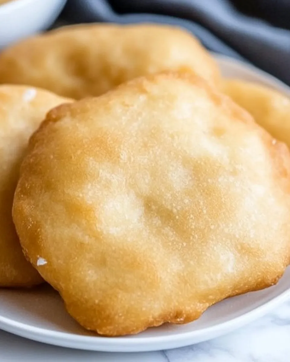Delicious Poori (Puri) Indian Deep-Fried Bread shot