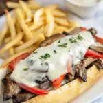 Homemade Portobello Cheesesteaks photo