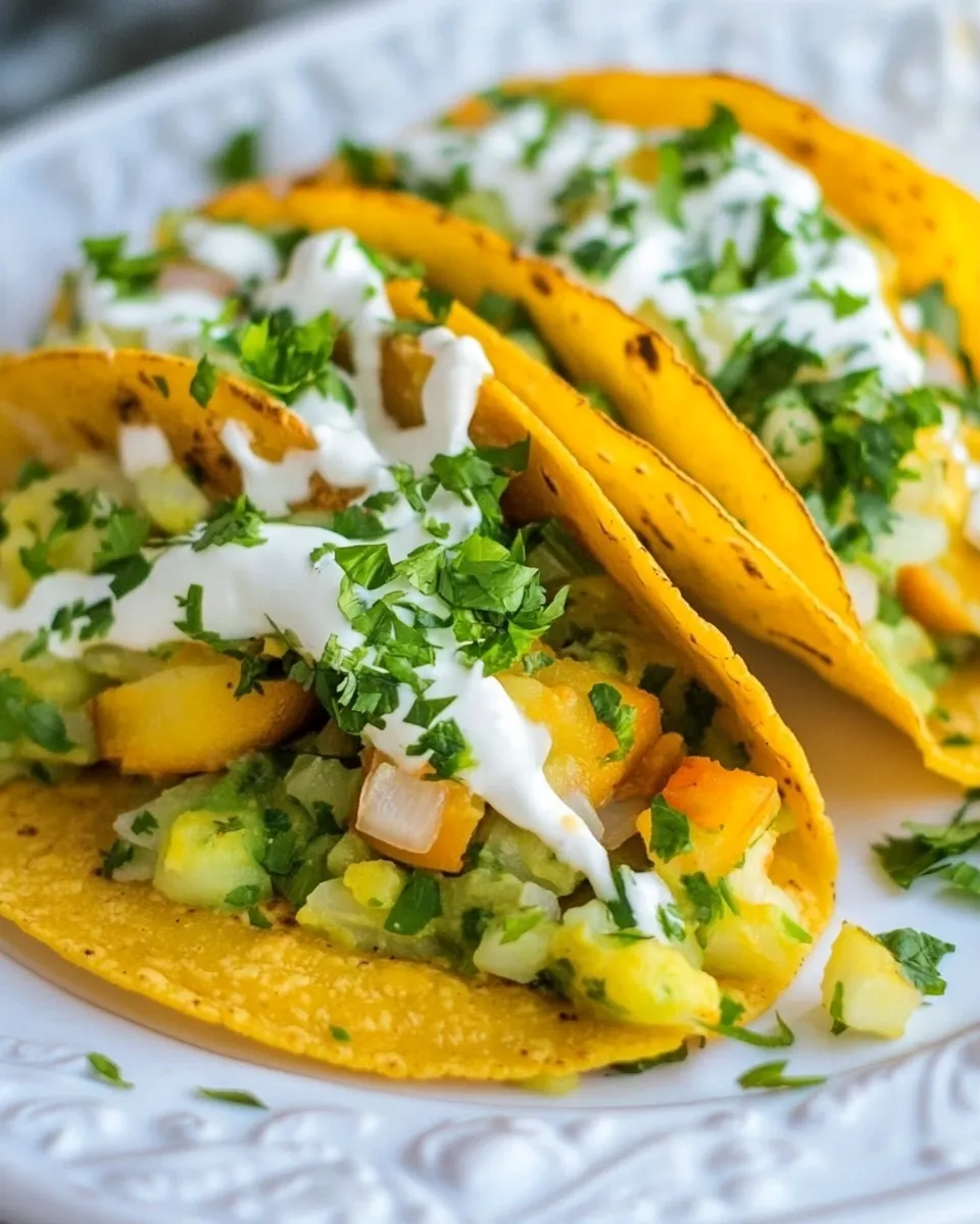 Easy Potato Tacos dish photo