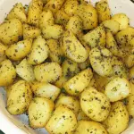 Homemade Potatoes Sauted with Butter, Parsley and Garlic photo
