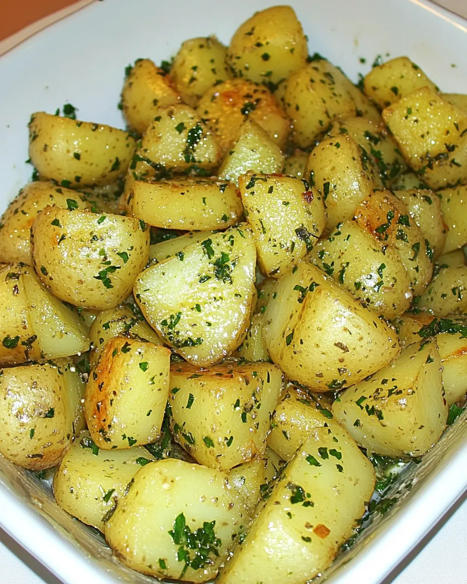 Easy Potatoes Sauted with Butter, Parsley and Garlic picture