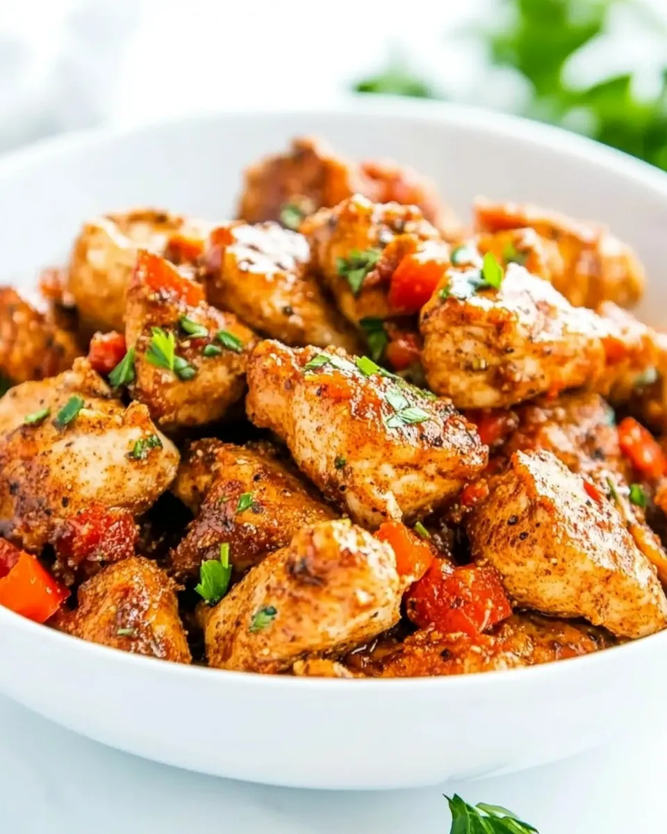 Tasty QUICK AND SMOKY PAPRIKA CHICKEN shot