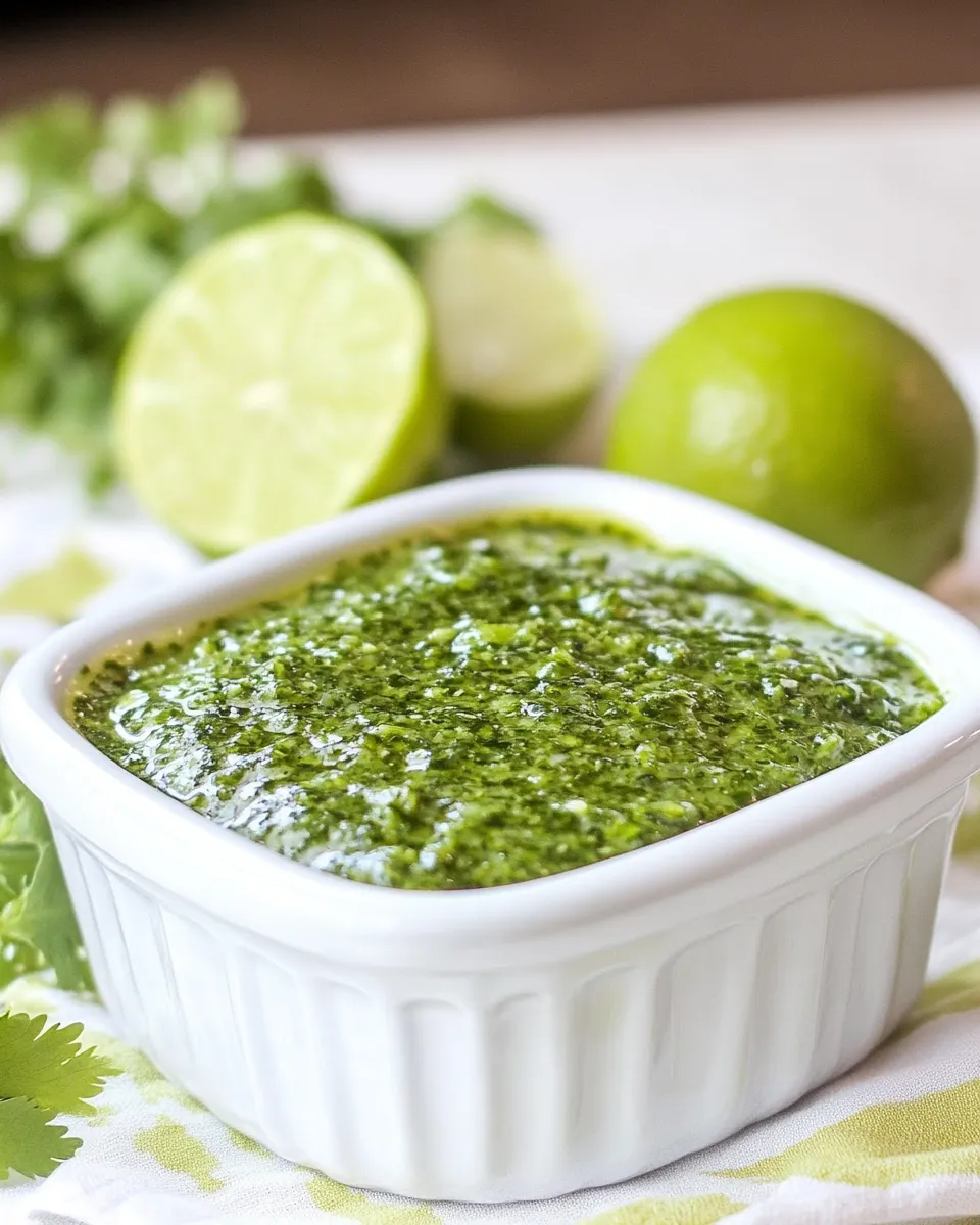 Easy Quick and Easy Cilantro Lime Marinade picture