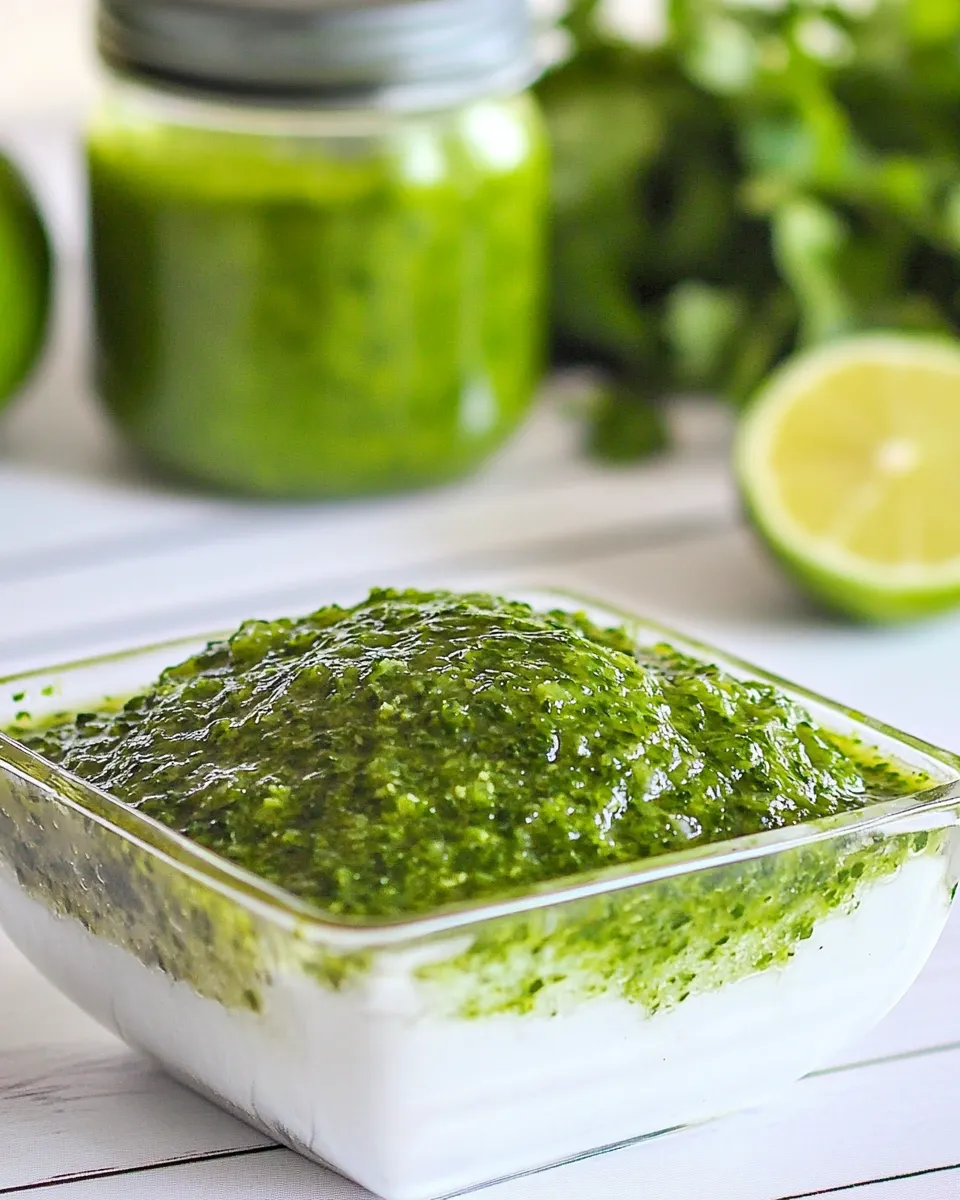 Delicious Quick and Easy Cilantro Lime Marinade shot
