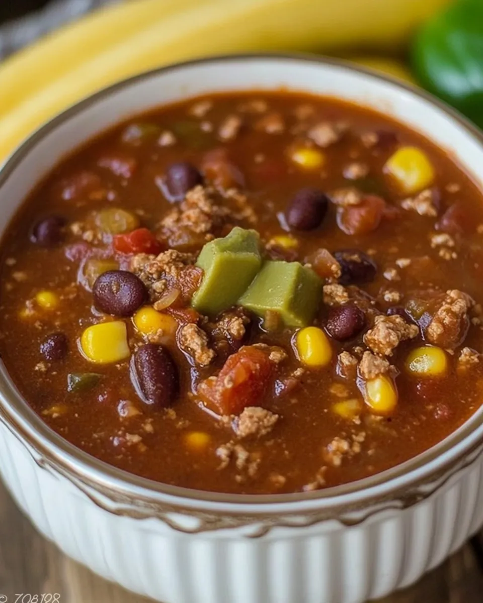 Classic Quick and Easy Taco Soup Recipe image