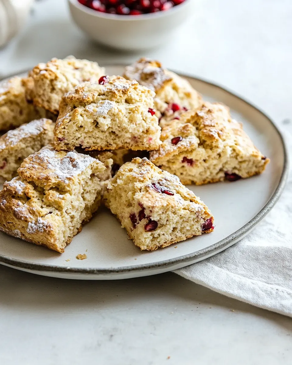 Best Quick and easy pomegranate scones picture