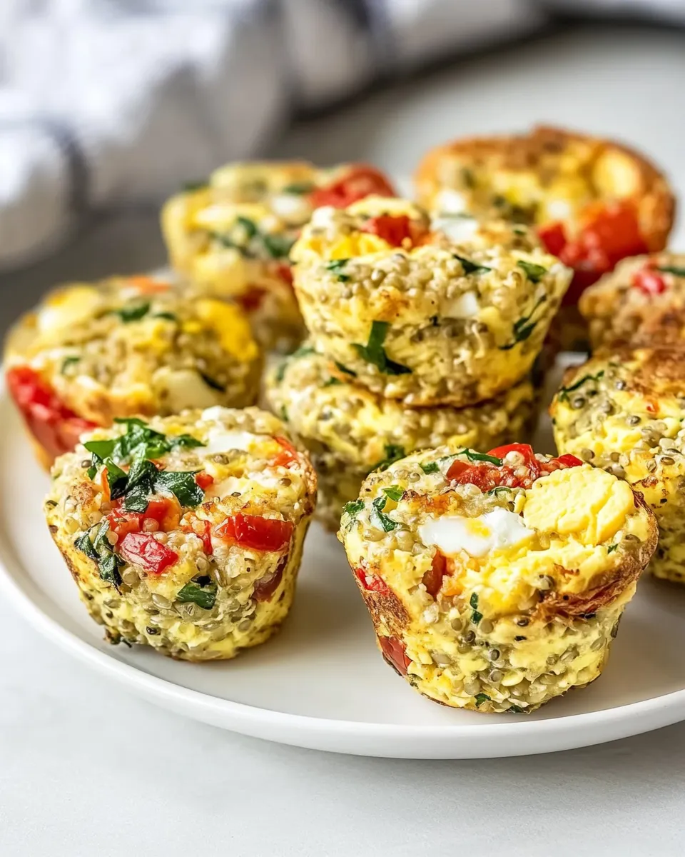 Delicious Quinoa and Egg Protein Breakfast Bites photo