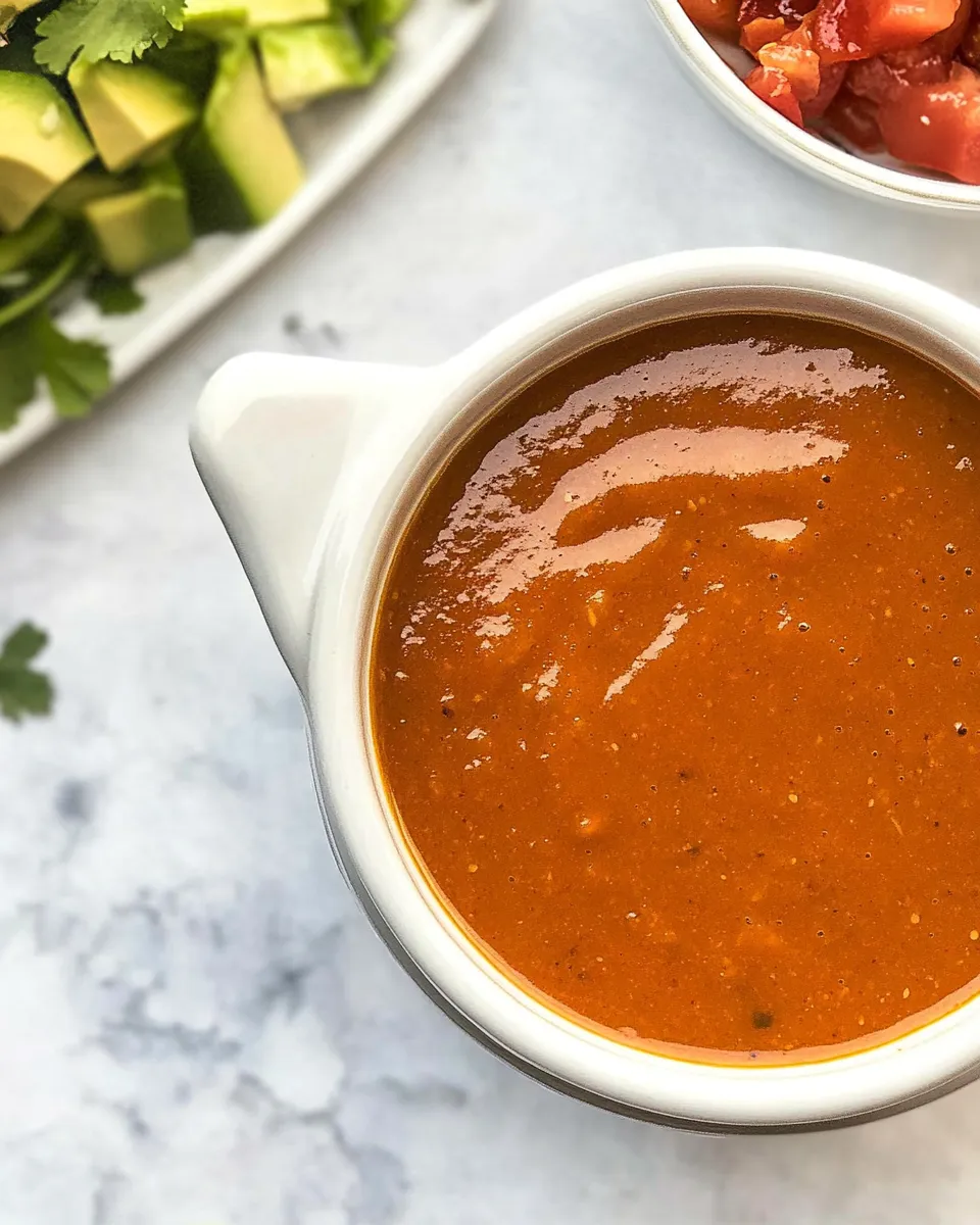 Delicious Ranchero Sauce shot