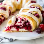 Homemade Raspberry Cream Cheese Crescent Ring photo