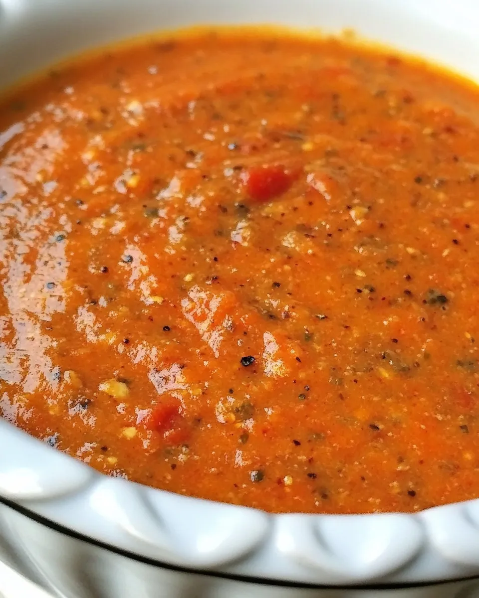 Easy Red Pepper Tomato Sauce picture