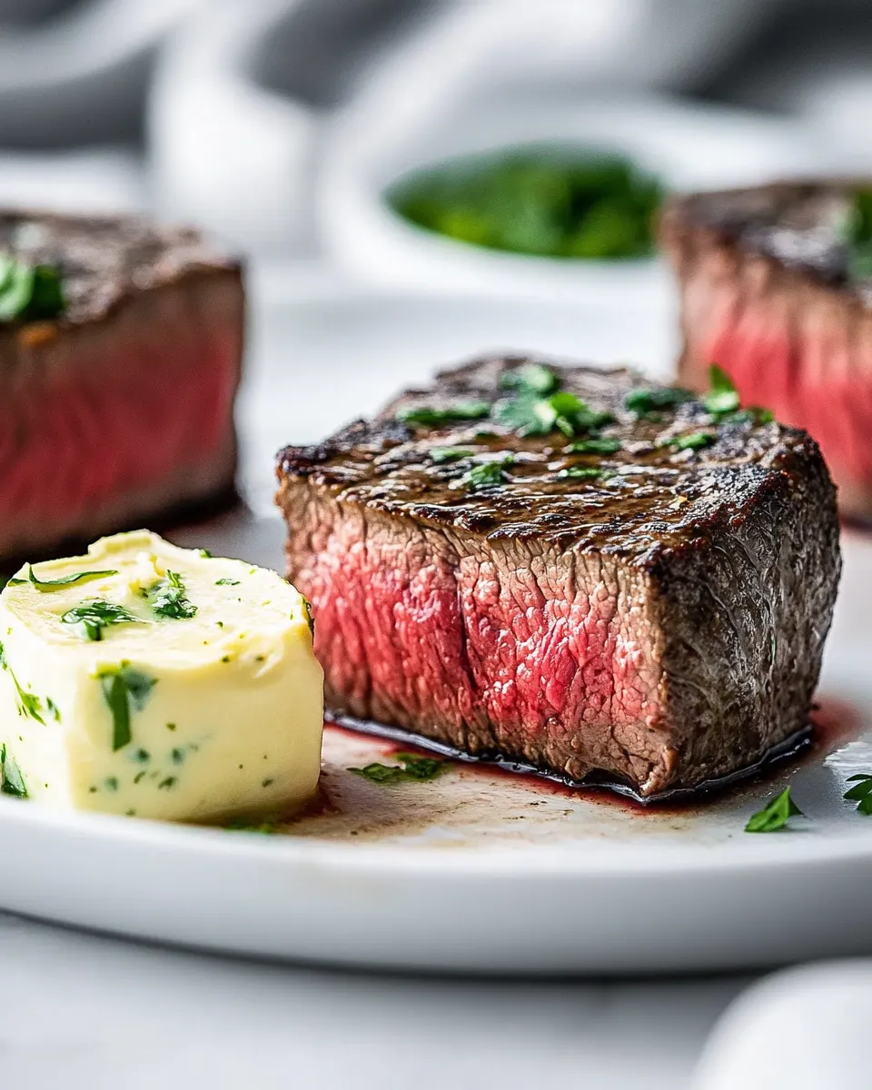 Quick Restaurant Steak Recipe with Cilantro Steak Butter image