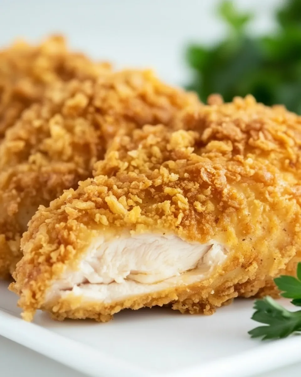 Delicious Ritz Chicken shot