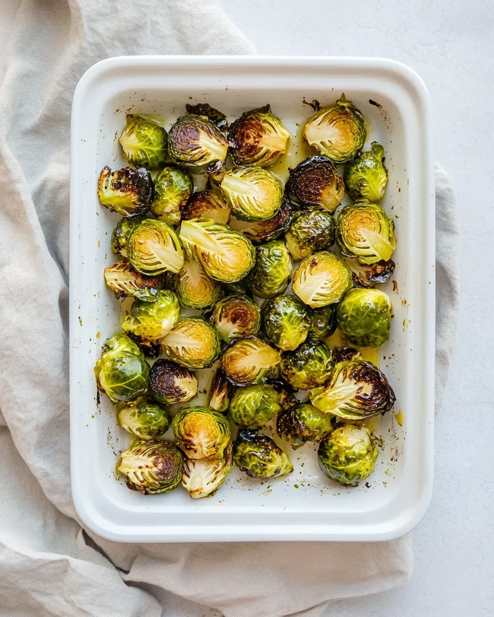 Delicious Roasted Brussel Sprouts shot