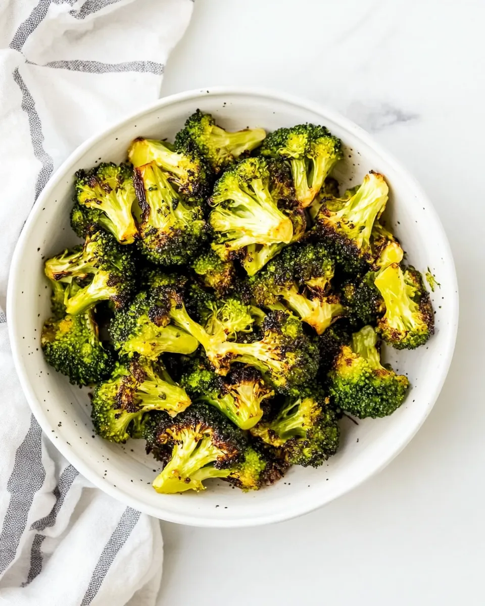 Homemade Roasted Frozen Broccoli photo