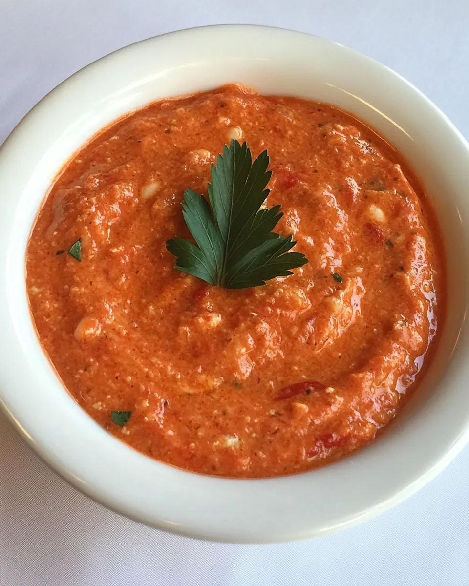 Classic Roasted Red Pepper and White Bean Dip image
