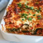 Classic Roasted Vegetable Lasagna with Burrata. image