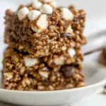 Homemade Rocky Road Rice Krispies Treats photo