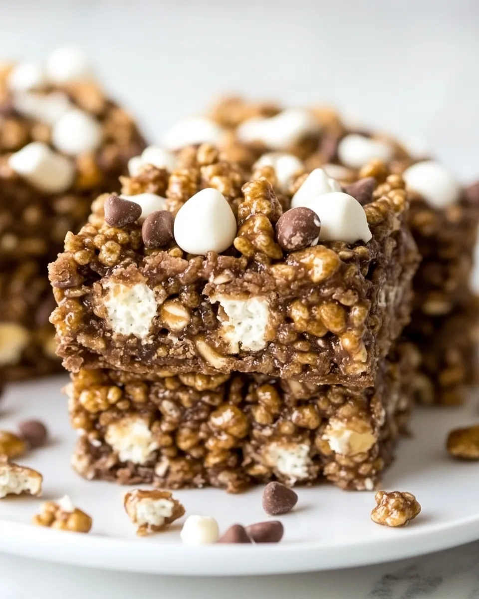 Easy Rocky Road Rice Krispies Treats picture