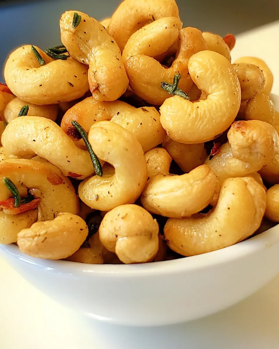Homemade Rosemary Roasted Cashews photo