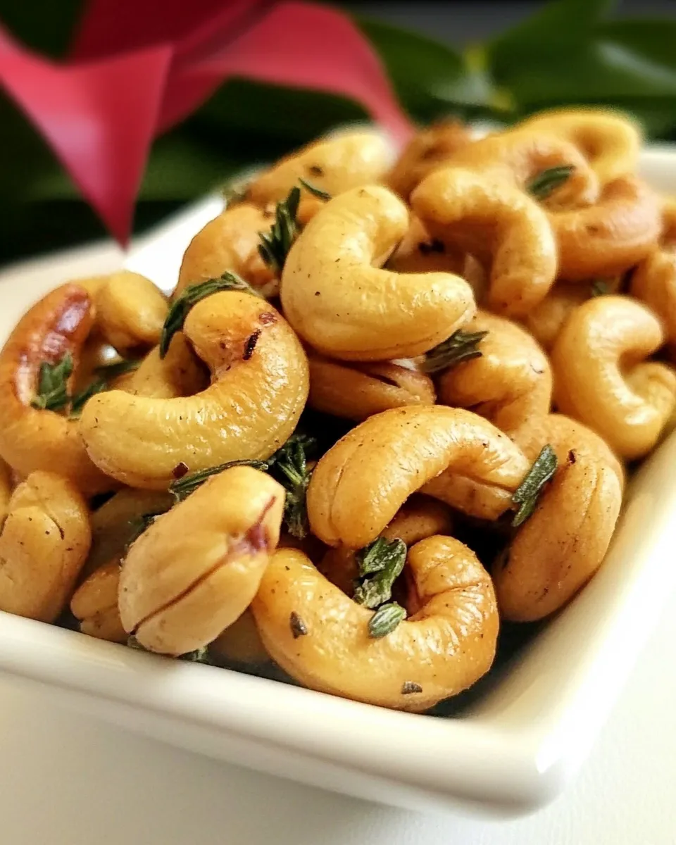 Easy Rosemary Roasted Cashews picture